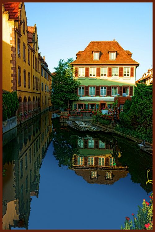 Colmar, France, Kanalas, Miestas, Namas, Architektūra, Pastatas, Miestas, Architektūros Dizainas, Struktūra, Turizmas, Dizainas, Senas, Amžius