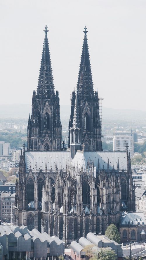 Kelnas, Dom, Kelno Katedra, Bažnyčia, Dangus, Orientyras, Vokietija