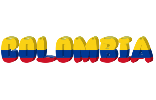 Kolumbija, Šalis, Vėliava, 3D