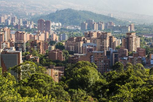 Kolumbija, Medellin, Kraštovaizdis