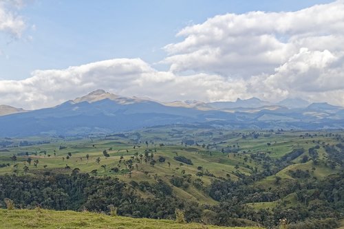 Kolumbija,  Provincija Cauca,  Kalnai,  Vulkanas,  Kelionė,  Kraštovaizdis,  Pobūdį,  Geologija