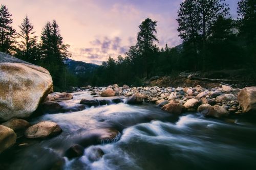 Colorado, Upė, Srautas, Akmenys, Akmenys, Kraštovaizdis, Gamta, Lauke, Šalis, Kaimas, Kaimas, Dykuma, Miškas, Medžiai, Miškai, Saulėlydis, Saulėtekis