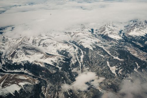 Colorado, Uolos, Kalnai, Smailės, Sniegas, Debesys, Aukščiausiojo Lygio Susitikimas