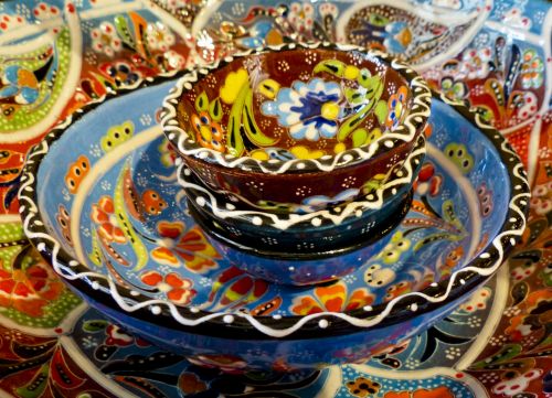 Spalvinga,  Patiekalai,  Meksika,  Meksikietis,  Keramika,  Indai,  Indų Indai,  Patiekalai & Nbsp,  Plokštelės,  Ryški & Nbsp,  Spalvos,  Virtuvė,  Spalvinga Meksikietiška Keramikos Puošmena