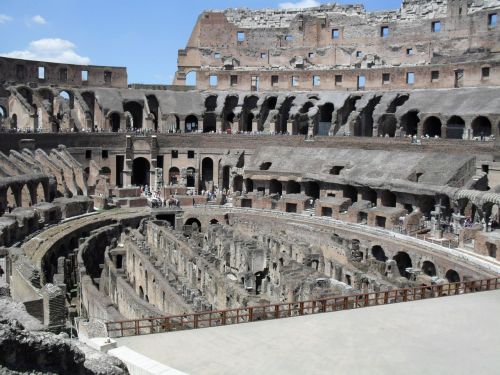Kolosas, Roma, Romėnų Koliziejus, Architektūra, Italy, Romėnų