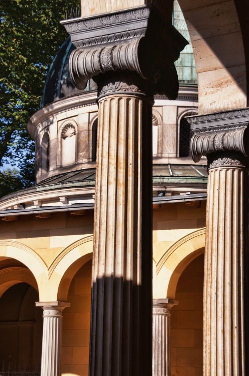 Stulpelis, Park Sanssouci, Ramybės Bažnyčia, Potsdamas, Parkas, Ornamentas