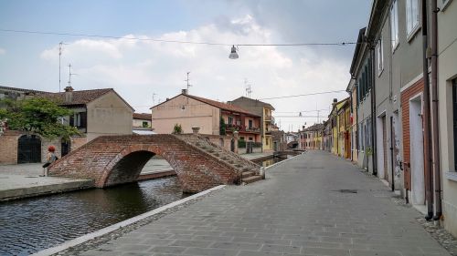Comacchio, Kanalas, Italy