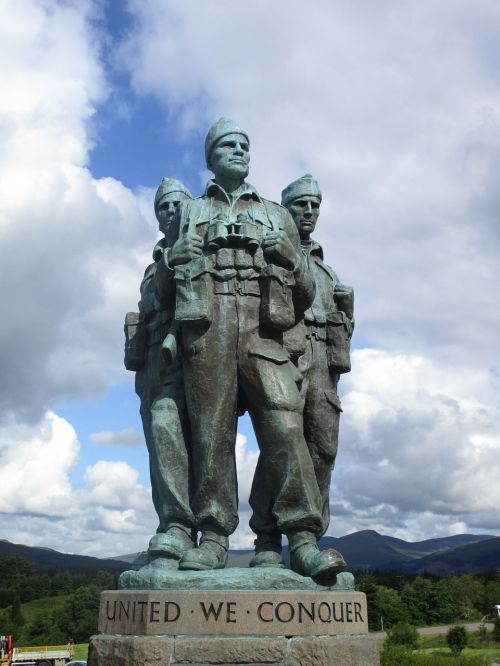 Commando, Škotija, Paminklas, Škotų, Statula, Highlands