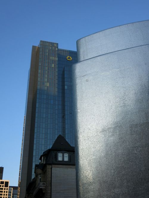 Commerzbank, Frankfurtas, Architektūra, Bankas, Dangoraižiai, Miestas