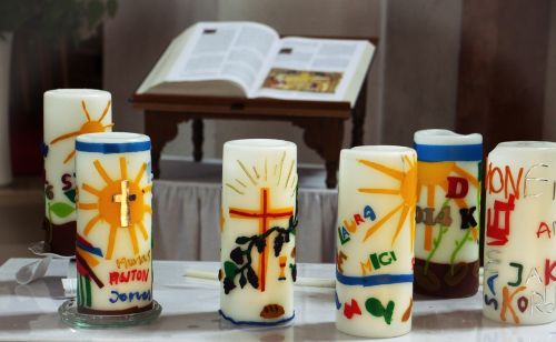 Komunijos Žvakės, Žvakės, Simbolis, Bažnyčia, Religija, Velykų Žvakės, Atspindys, Memorialiniai Žiburiai