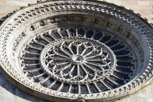 Como, Rožių Langas, Duomo, Italy, Paminklas