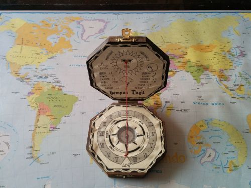 Kompasas, Senas, Žemėlapis, Pasaulis, Kelionė