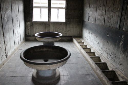 Koncentracijos Stovykla, Kalėjimo Vonios Kambarys, Kalėjimas, Praustuvas, Drąsiai, Tuščia