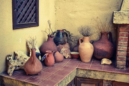 Konteineriai, Keramika, Keramika, Molis, Amatų, Rankų Darbo, Amatai, Tradicinis, Kaimiškas, Kaimas, Kipras