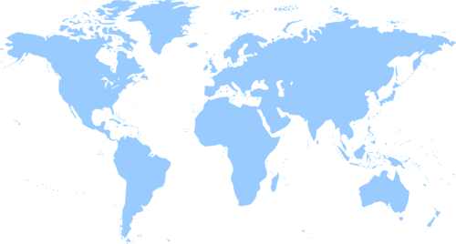 Žemynai, Pasaulis, Žemėlapis, Žemė, Kontūrai, Mėlynas, Geografija, Siluetas, Visuotinis, Nemokama Vektorinė Grafika