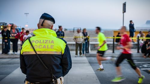 Policininkas, Žmogus, Kelias, Maratonas, Lenktynės, Sportas