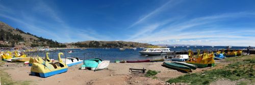 Copacabana, Ežeras Titicaca, Irklas, Valtis, Kelionė, Titicaca, Ežeras, Vanduo, Kraštovaizdis, Bolivija, Turizmas, Turistinis, Pritraukimas, Peizažas