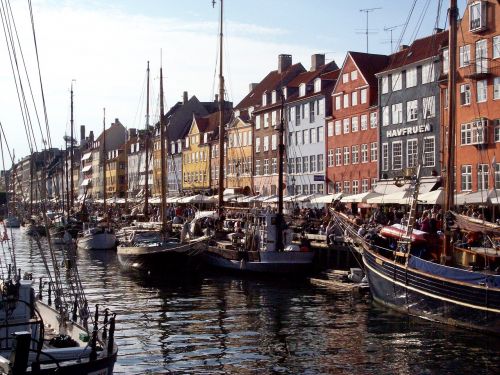 Kopenhaga, Porto, Valtys, Valtis, Denmark, Miestas, Žvejybos Laivai, Jūra, Laivas