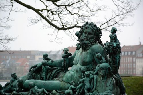 Kopenhaga, Statula, Skulptūra, Skandinavija