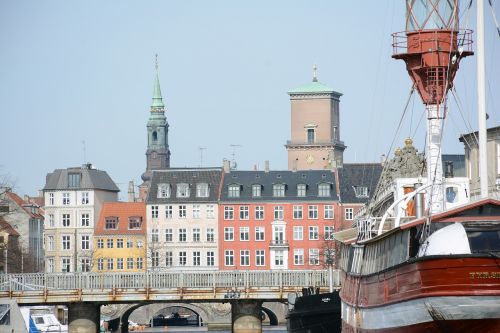 Kopenhaga, Miestas, Architektūra, Skandinavija, Eksterjeras, Fasadas