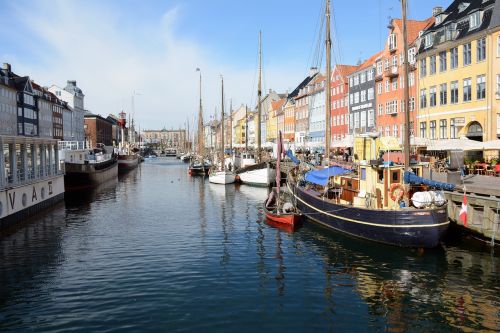 Kopenhaga, Nyhavn, Skandinavija, Denmark, Kelionė, Valtis