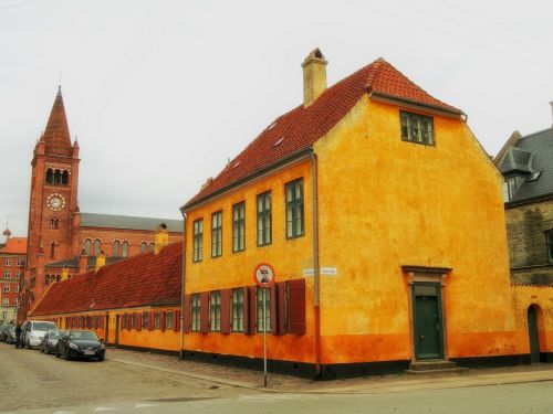 Kopenhaga, Denmark, Miestas, Miesto, Bažnyčia, Pastatai, Architektūra, Gatvė, Transporto Priemonės