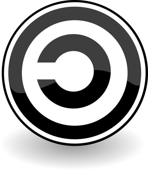 Copyleft, Simbolis, Laisvė, Autorinės Teisės, Piktograma, Teises, Licencija, Licencijavimas, Nemokama Vektorinė Grafika