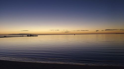 Koralų Lakas, Australia, Saulėlydis