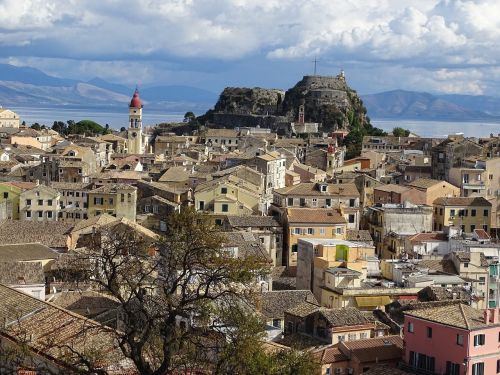 Corfu,  Miestas,  Panorama,  Be Honoraro Mokesčio