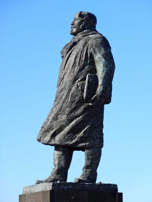 Cornelis Lely, Statula, Skulptūra, Wieringen, Holland, Nyderlandai, Paminklas