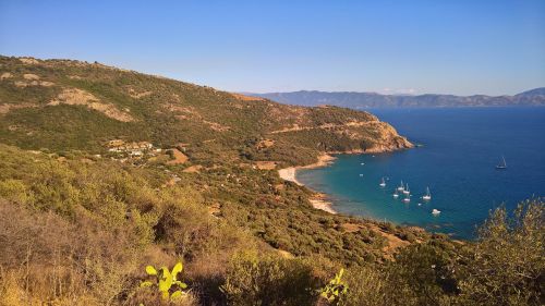 Korsika, Užsakytas, Jachtos, Pakrantės Kelias, Panorama, Viduržemio Jūros, Požiūris, Kranto, Kraštovaizdis, Jūra