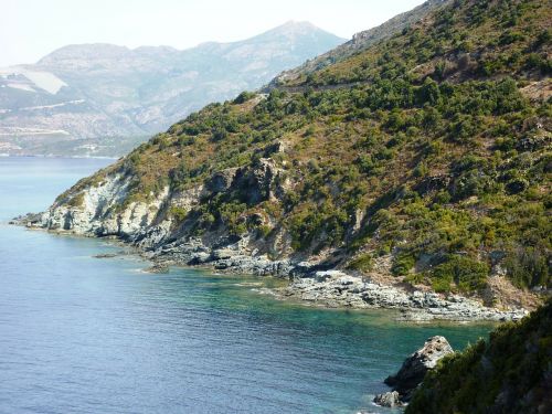 Korsika, Kranto, Pakrantės Kelias, France, Lee St, Jūra