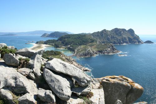 Costa, Jūra, Gamta, Akmenys, Cíes Salos, Vigo
