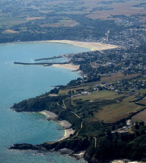 Côtes Darmor, Brittany, France, Oro Vaizdas, Kraštovaizdis