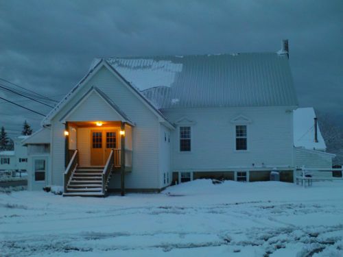 Bažnyčia,  Lubec,  Maine,  Sniegas,  Žiema,  Šalies Bažnyčia