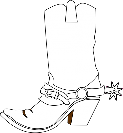 cowboy boots spurs boots