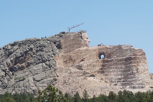 Crazy Horse Memorial,  Ai Dakota,  Vietinių Indians,  Herojus