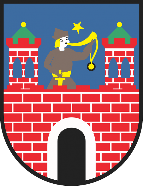 Crest, Emblema, Herbas, Lenkija, Pilis, Bokštas, Vartai, Nemokama Vektorinė Grafika