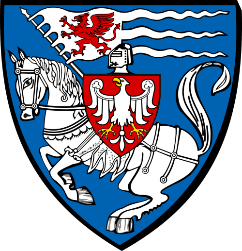 Crest, Emblema, Herbas, Lenkija, Riteris, Arklys, Nemokama Vektorinė Grafika