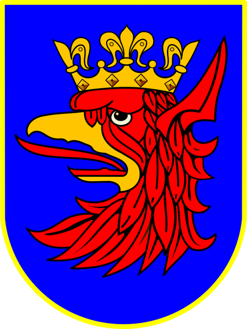 Crest, Emblema, Herbas, Lenkija, Grifinas, Karūna, Nemokama Vektorinė Grafika