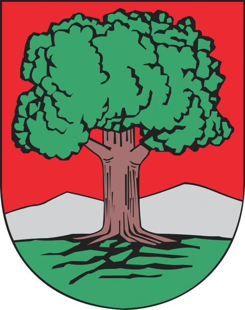 Crest, Emblema, Herbas, Lenkija, Medis, Ąžuolo, Nemokama Vektorinė Grafika