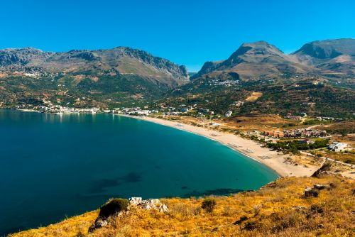 Crete, Plakias, Atostogos, Cove, Jūra, Vanduo, Papludimys