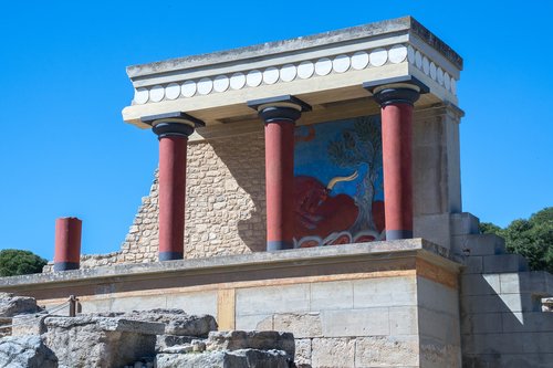 Kreta,  Knossos,  Graikija,  Architektūra,  Turizmas