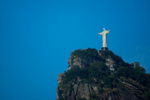 Cristo Redentor, Corcovado, Rio De Žaneiras, Brazilas, Krikščionis, Statula, Jėzus, Orientyras, Turizmas, Religija, Lotynų, Dangus, Simbolis
