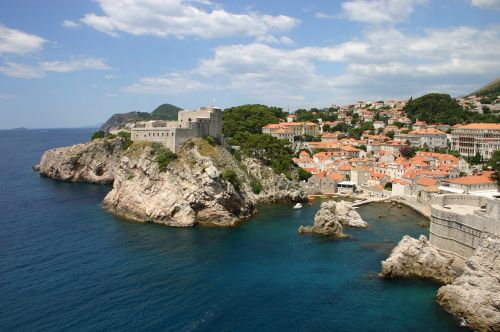 Kroatija, Dubrovnik, Kranto, Senas, Jūra, Dalmatija, Atostogos, Lauke