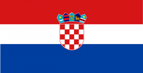 Kroatija, Vėliava, Šalis, Tauta, Nacionalinis, Europa, Ženklai, Simboliai, Nemokama Vektorinė Grafika