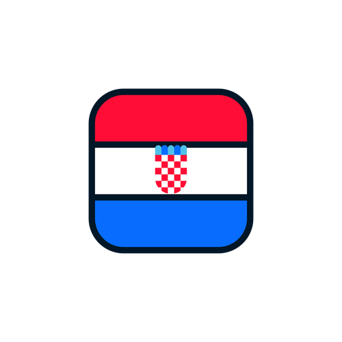 Kroatija,  Kroatija Piktograma,  Kroatija Vėliavos,  Pasaulio Taurės Rusija,  Futbolas,  Futbolo,  Komandos,  Puodelio,  Puodelio 2018,  Rusija 2018,  Pasaulio Taurė,  Futbolo Komanda,  Nemokama Iliustracijos