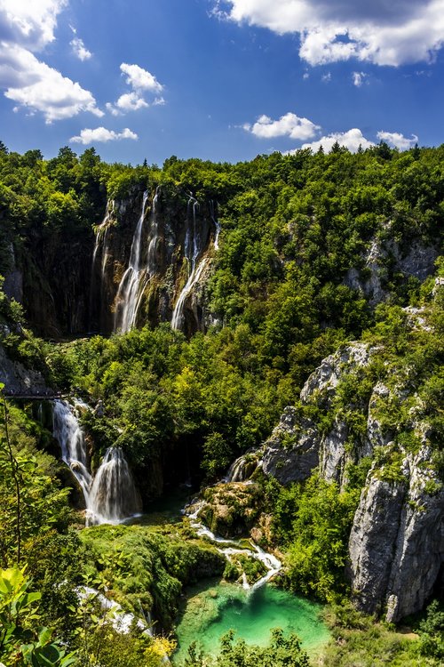 Kroatija,  Plitvice,  Kaskada,  Vandens,  Gamta