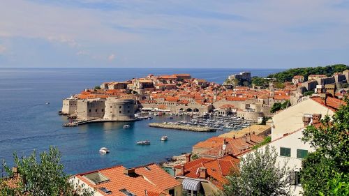 Kroatija, Dubrovnik, Senamiestis, Jūra, Adrijos Jūra