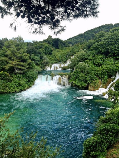 Kroatija,  Krioklys,  Nacionalinis Parkas,  Dalmatijos Kriokliai,  Gamta,  Upė,  Kaskados